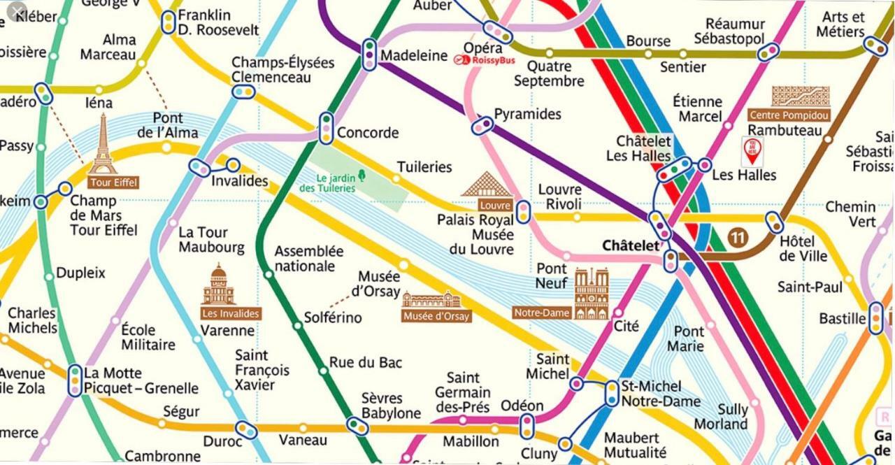 50M2 Rue Rambuteau/Pompidou/Marais/Hotel De Ville ปารีส ภายนอก รูปภาพ