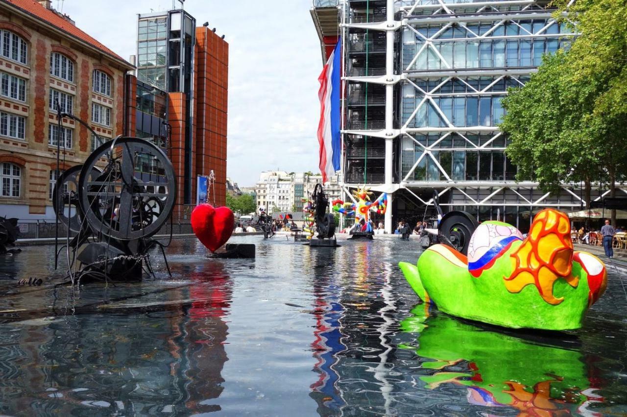50M2 Rue Rambuteau/Pompidou/Marais/Hotel De Ville ปารีส ภายนอก รูปภาพ