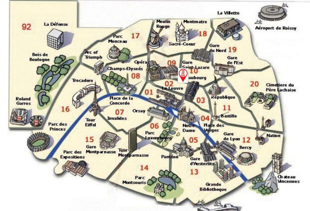 50M2 Rue Rambuteau/Pompidou/Marais/Hotel De Ville ปารีส ภายนอก รูปภาพ