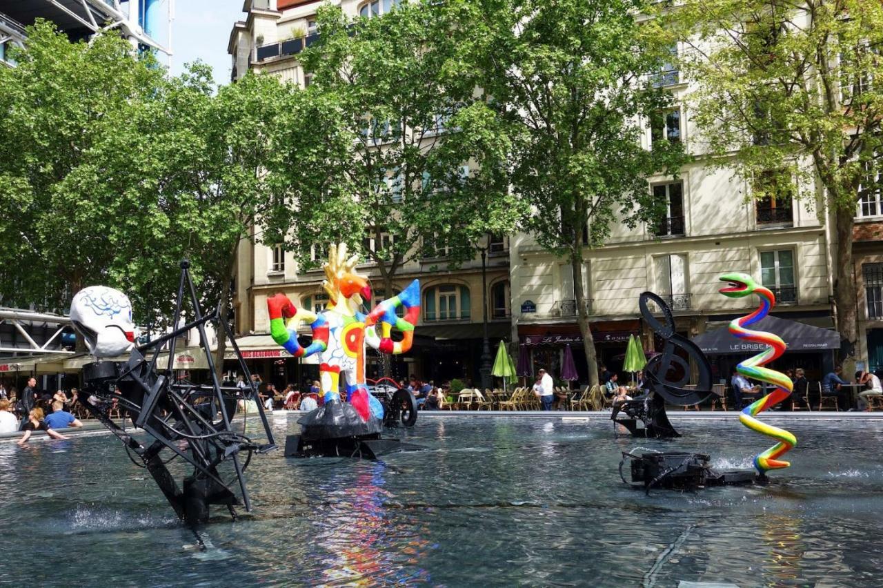 50M2 Rue Rambuteau/Pompidou/Marais/Hotel De Ville ปารีส ภายนอก รูปภาพ